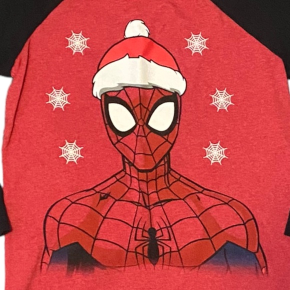 EUC Toddler Boys Spider-Man Christmas Shirt - Picture 3 of 4